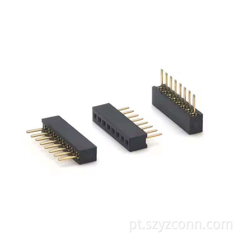 1.27mm Pitch Female Header Single Row Staight H2.0mm 18P (4)